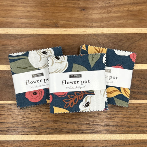 Flower Pot by Lella Boutique for Moda - Mini Charm Pack 2.5” squares